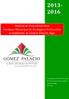 2013-2016. Manual de Procedimientos Instituto Municipal de Ecología y Protección al Ambiente de Gómez Palacio, Dgo.
