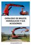 CATALOGO DE BRAZOS HIDRÁULICOS Y SUS ACCESORIOS