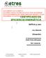 CERTIFICADO DE EFICIENCIA ENERGÉTICA