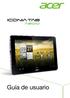 2012. Todos los derechos reservados. Acer Guía de usuario de ICONIA TAB Modelo: A200 Primera versión: 02/2012