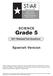 STAAR. Spanish SCIENCE. Grade 5. 2011 Released Test Questions. Spanish Version