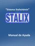 SISTEMA. Sistema StalixAdmin. Manual de Ayuda