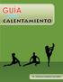 GUÍA. para CALENTAMIENTO. Lic. Francisco Bolaños González