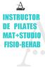 INSTRUCTOR DE PILATES MAT+STUDIO FISIO-REHAB