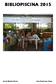 MEMORIA BIBLIOPISCINA 2015