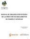 Gobierno Municipal de Mascota, Jalisco. Administración 2012-2015. MANUAL DE ORGANIZACIÓN INTERNA DE LA dirección DE REGLAMENTOS DE PADRÓN Y LICENCIAS
