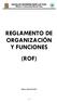 REGLAMENTO DE ORGANIZACIÓN Y FUNCIONES (ROF)