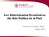 Los Determinantes Económicos del Voto Político en el Perú. Carlos E. Paredes, Ph.D. Mayo 2011