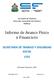 Informe de Avance Físico y Financiero