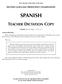 The University of the State of New York SECOND LANGUAGE PROFICIENCY EXAMINATION SPANISH
