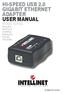 HI-SPEED USB 2.0 GIGABIT ETHERNET ADAPTER USER MANUAL MODEL 505932