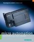 Tecnología de control al máximo nivel. micro automation SIMATIC S7-200