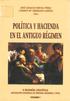 POL~TICA Y HACIENDA 11 REUNIÓN CIENTÍFICA ASOCIACIÓN ESPANOLA DE HISTORIA MODERNA 1992. JOSÉ IGNACIO FORTEA LÓPEZ CARMEN M- CREMADES GRIÑÁN (Eds.