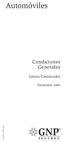 Automóviles. Condiciones Generales. Líneas Comerciales. Diciembre 2006. 420130_MV0707.indd