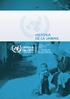 Principales acontecimientos ocurridos durante los 60 años de mandato de la UNRWA.