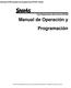 Caja Registradora Electrónica ER-600 Manual de Operación y Programación