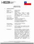 PERFIL EJECUTIVO REPÚBLICA DE CHILE