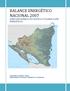 BALANCE ENERGÉTICO NACIONAL 2007 DIRECCIÓN GENERAL DE POLÍTICAS Y PLANIFICACIÓN ENERGÉTICAS