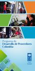 Programa de Desarrollo de Proveedores Colombia