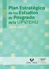 Plan Estratégico de los Estudios de Posgrado de la UPV/EHU 2014-2017