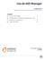 Uso de AED Manager. 70-00974-05 E Copyright 2014 Cardiac Science Corporation. Reservados todos los derechos. Contenido. u Acerca de AED Manager 2