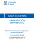 ORGANIZACIÓN EMPRESARIAL