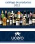 catálogo de productos 2012