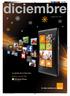número 42 / 2011 la estrella de la Navidad Nokia Lumia 800 AF Revista Única Diciembre.indd 1 30/11/11 18:18
