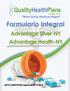 Advantage Health NY-SNP (HMO) Advantage Silver-NY (HMO) 2015 Formulario (Lista de Medicamentos Cubiertos)