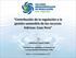 Contribución de la regulación a la gestión sostenible de los recursos hídricos: Caso Perú