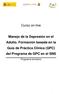 Curso on-line. Manejo de la Depresión en el Adulto. Formación basada en la Guía de Práctica Clínica (GPC) del Programa de GPC en el SNS