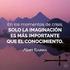 «En los momentos de crisis, sólo la imaginación es más importante que el conocimiento.»