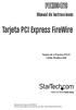Tarjeta PCI Express FireWire