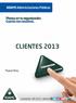 CLIENTES 2013. Administraciones Públicas 2013 AEROPUERTOS ESPAÑOLES Y NAVEGACIÓN AÉREA AYUNTAMIENTO DE LEGANÉS