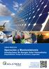 Operación y Mantenimiento Instalaciones de Energía Solar Fotovoltaica
