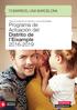 Programa de Actuación del Distrito de l Eixample 2016-2019