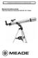 ES IMPORTANTE LEER ESTE MANUAL ANTES DE USARSE. Manual de Instrucciones Telescopio Refractor Altacimutal 70AZ-AR: 2,8 (70mm)