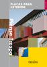 PLACAS PARA EXTERIOR METEON. Piense Trespa