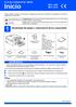 Antes de utilizar el equipo, lea esta Guía de configuración rápida para consultar los procedimientos correctos de configuración e instalación.