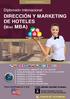 DIRECCIÓN Y MARKETING DE HOTELES (Mini MBA)