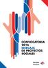 CONVOCATORIA 2016 IBERCAJA DE PROYECTOS SOCIALES