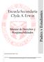Escuela Secundaria Clyde A. Erwin. Padres y Estudiantes. Manual de Derechos y Responsabilidades