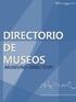 DIRECTORIO DE MUSEOS MUSEUMS DIRECTORY