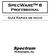 SpecWare 8. Spectrum. Professional. Guía Rápida de Inicio. Technologies, Inc.