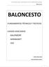 BALONCESTO -FUNDAMENTOS TÉCNICOS Y TÁCTICOS -JUEGOS ASOCIADOS: -BALONKORF -MINIBASKET -3X3. Baloncesto CURSO 2012/2013. Marcelo Merino Llanos
