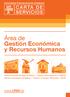 Área de Gestión Económica y Recursos Humanos