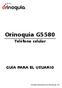 Orinoquia G5580. Teléfono celular GUÍA PARA EL USUARIO. Industria Electrónica Orinoquia S.A.