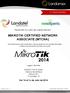 MIKROTIK CERTIFIED NETWORK ASSOCIATE (MTCNA)