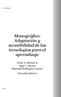 Monográfico: Adaptación y accesibilidad de las tecnologías para el aprendizaje
