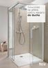 Soluciones de grifería para tu espacio de ducha